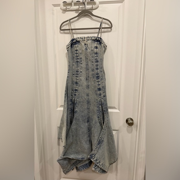 Gray Denim Dress - Picture 7 of 16